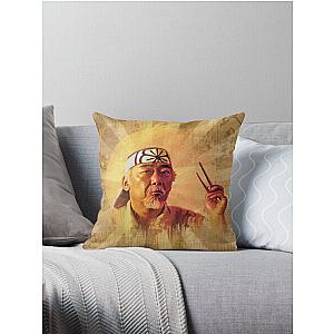 Mr. Miyagi Throw Pillow