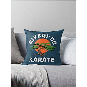 Vintage Miyagi-Do  Karate Bonsai Tree  Throw Pillow