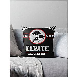 Miyagi Do Karate Kid Wax On Wax Off Essential Throw Pillow