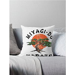 Miyagi Do Karate (distressed) Throw Pillow