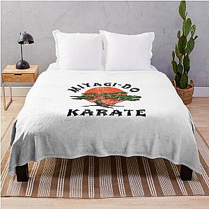 Miyagi Do Karate (distressed) Throw Blanket