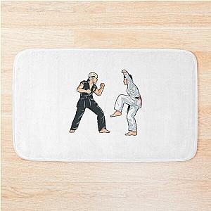 Johnny and Daniel - The Karate Kid  Bath Mat