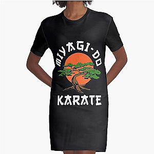 Vintage Miyagi-Do  Karate Bonsai Tree  Graphic T-Shirt Dress