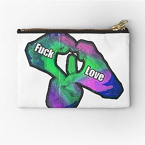 fuck love Zipper Pouch