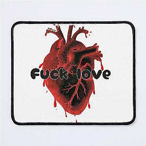 Heart - fuck love Mouse Pad