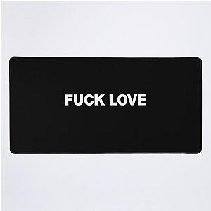 fuck love Desk Mat