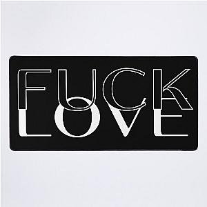 Fuck love Desk Mat