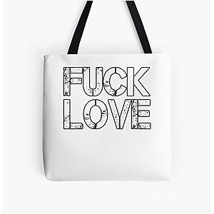 Fuck Love Clothing All Over Print Tote Bag