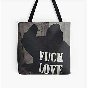 Fuck love All Over Print Tote Bag