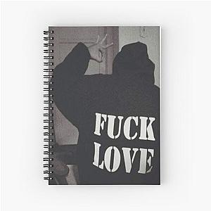 Fuck love Spiral Notebook