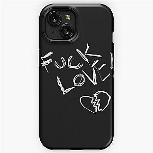 Fuck Love sign for a happy single day iPhone Tough Case