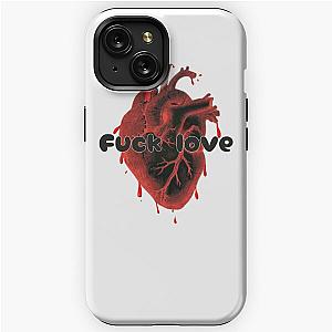 Heart - fuck love iPhone Tough Case