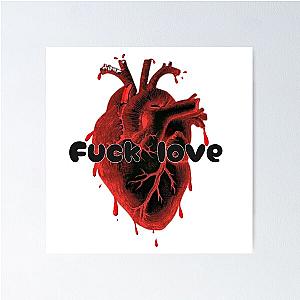 Heart - fuck love Poster