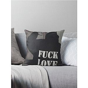 Fuck love Throw Pillow