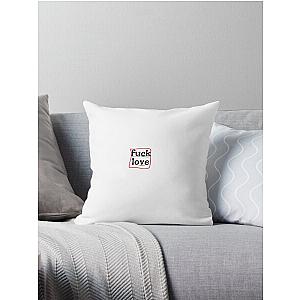 fuck love Throw Pillow