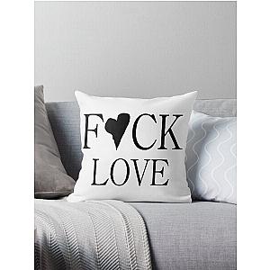 FUCK LOVE Throw Pillow