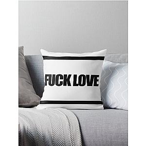 FUCK LOVE Throw Pillow