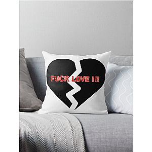 Fuck Love - Typography Throw Pillow