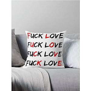 Fuck Love - sadboidesign Clothin & more Throw Pillow