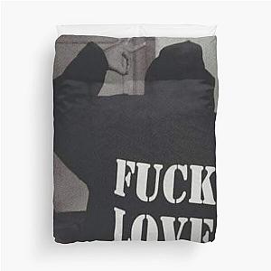 Fuck love Duvet Cover