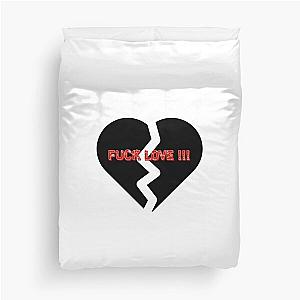 Fuck Love - Typography Duvet Cover