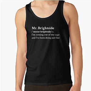 Mr. Brightside by The Killers Black Tank Top RB0301