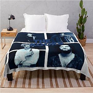 Vintage Close-Up Photo The Kooks Throw Blanket