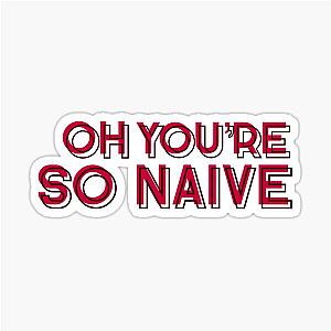 Naive Kooks Lyrics Sticker