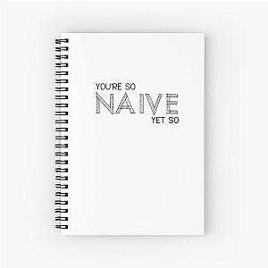 Naive The Kooks Spiral Notebook