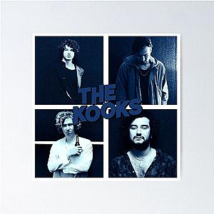 Vintage Close Up Photo of the Kooks Poster