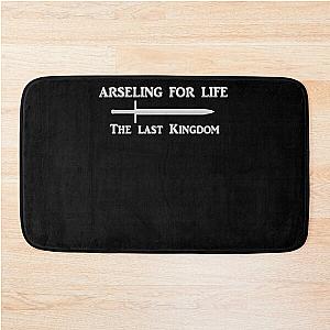 Gift For Men The Last Kingdom Arseling For Life Creme Vintage Photograp Bath Mat