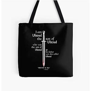 The Last Kingdom - Uhtred - DESTINY IS ALL - Dark Soul Edition All Over Print Tote Bag