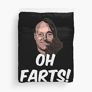 Oh Fart - The Last Man On Earth Duvet Cover