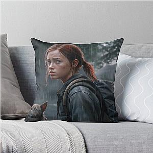 Ellie The Last of Us 2 Poster Throw Pillow RB0208