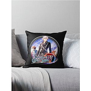 Trails Of Cold Steel in Circle XV Throw Pillow