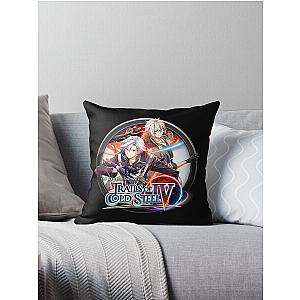 Trails Of Cold Steel in Circle VII Throw Pillow