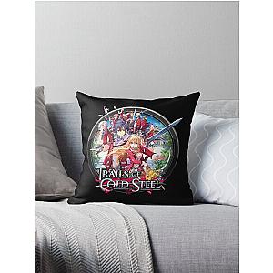 Trails Of Cold Steel in Circle XIV Throw Pillow