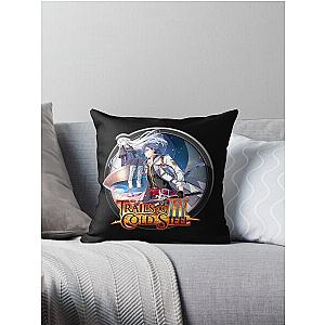 Trails Of Cold Steel in Circle X Throw Pillow