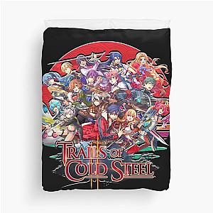 Trails Of Cold Steel in Circle V Duvet Cover