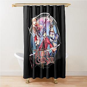 Trails Of Cold Steel in Circle XI Shower Curtain