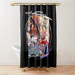 Trails Of Cold Steel in Circle VIII Shower Curtain