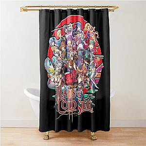 Trails Of Cold Steel in Circle V Shower Curtain