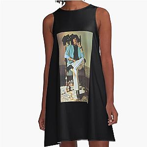 Gram The Parsons Lemonheads Backyard Replica GP Design  	 A-Line Dress