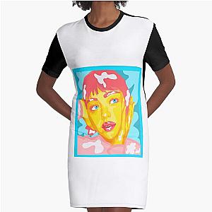 The Parsons Lemonheads Backyard Replica Lily  Premium Graphic T-Shirt Dress