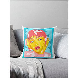 The Parsons Lemonheads Backyard Replica Lily  Premium Throw Pillow