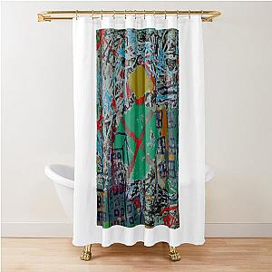 The Parsons Lemonheads Backyard Replica College Radio Shower Curtain