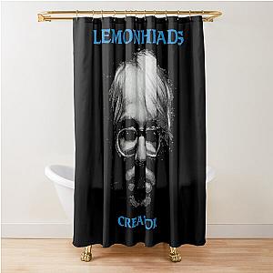 The Parsons Lemonheads Backyard Replica Matte black Shower Curtain