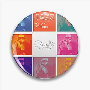 Jazz music legends - Thelonious Monk Pin