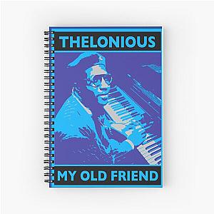 thelonious blue poster Spiral Notebook