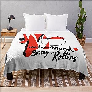 Thelonious Monk Sonny Rollins Tribute Throw Blanket